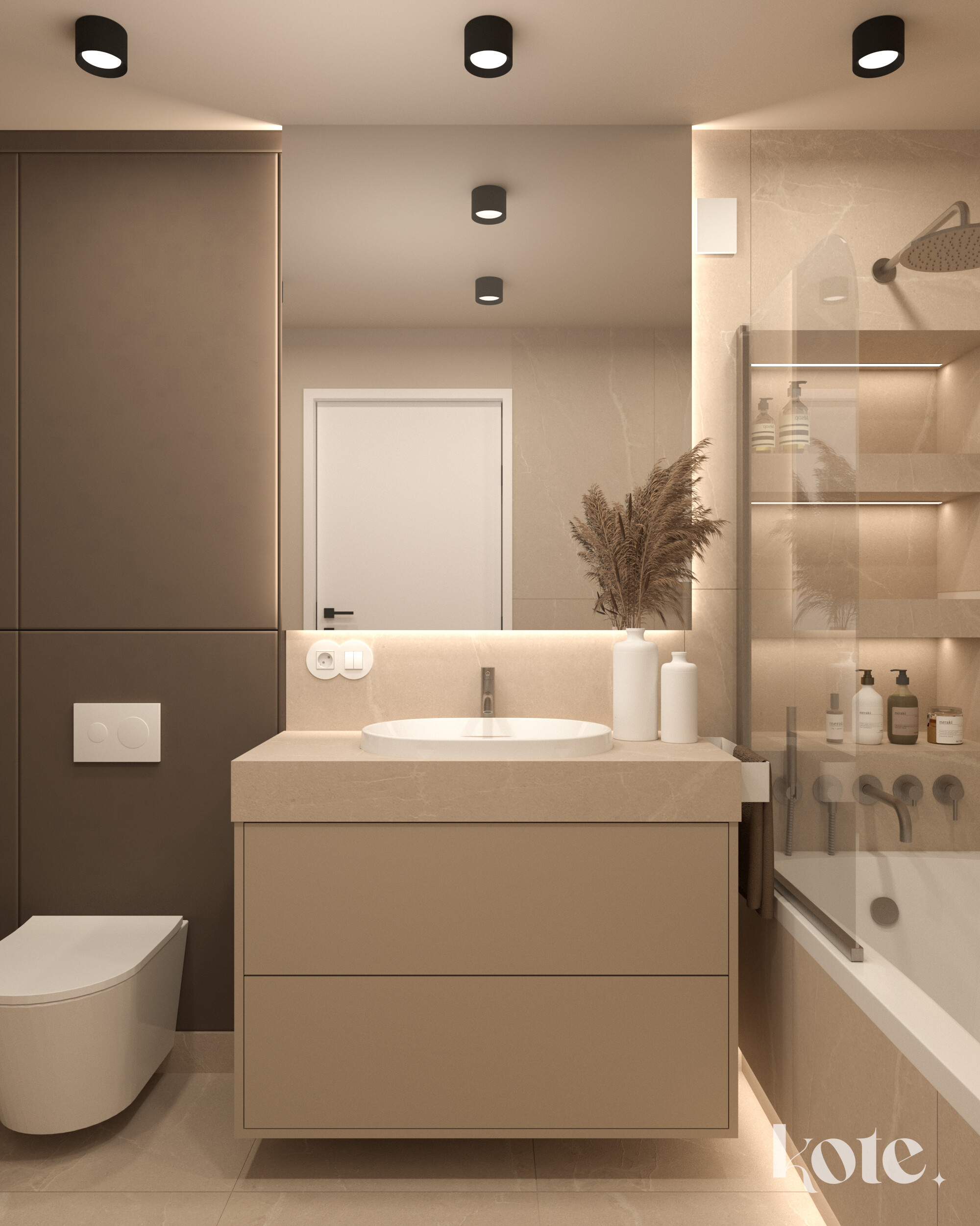 6.L1 - brazowa zabudowa